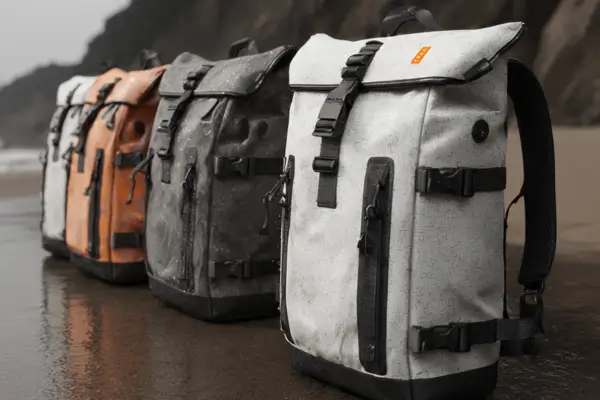 As mochilas com tecido antiviral que resistem a agua suor e ambientes