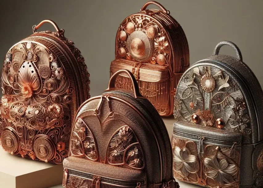 Mochilas com fibras de cobre antibacterianas