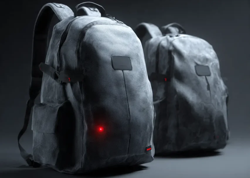 Mochilas inteligentes com alertas de queda