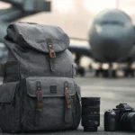 Proteção de câmeras em viagens de avião