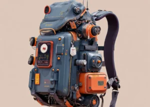 Wearables futuristas integrados a mochilas