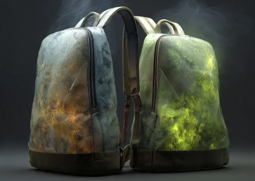 Mochila fotocatalítica purificadora de ar