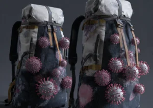 Materiais antivirais em mochilas Benefícios ocultos