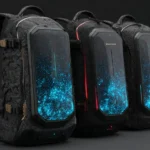 Mochila antichoque com gel reativo para eletrônicos