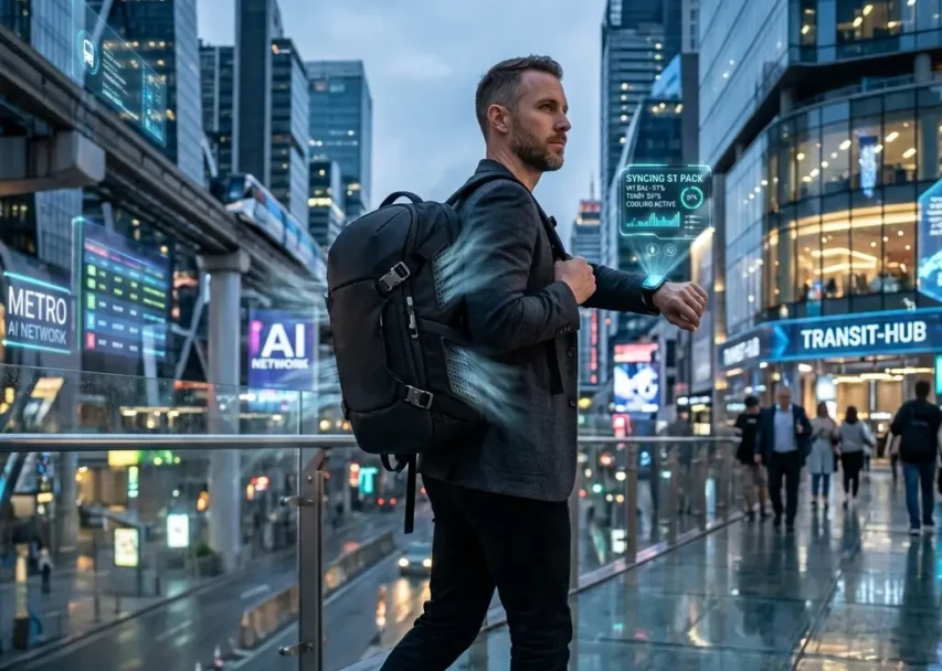 A nova geração de mochilas inteligentes conectadas ao smartwatch