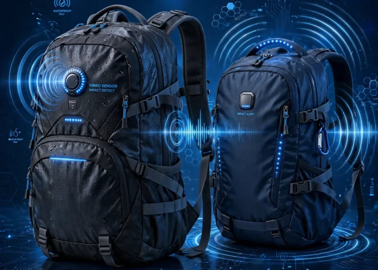Mochilas tecnológicas que alertam impactos em tempo real